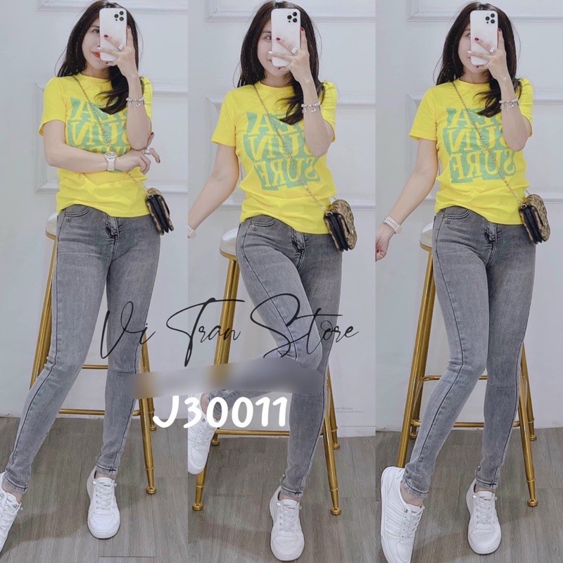 Áo Thun Nữ Cổ Tròn in chữ Dễ Thương Chất Vải cotton Thấm Hút Mồ Hôi | BigBuy360 - bigbuy360.vn