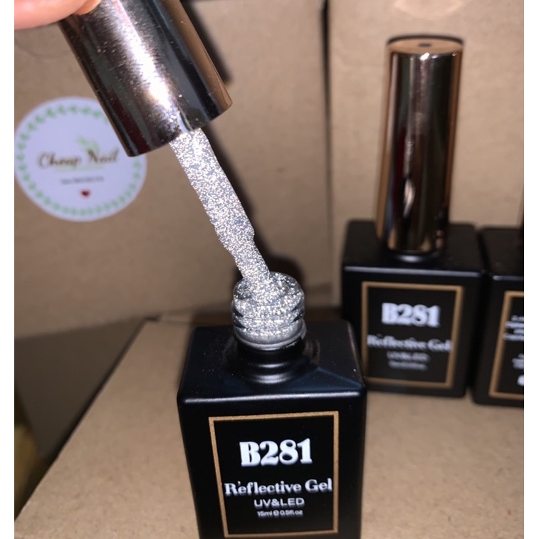 Sơn gel kim tuyến sơn nhũ flash siêu sáng b281 hàng loại 1- Cheap nail