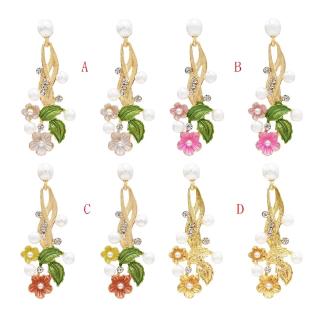 Flower earrings pearl earrings suitable for ladies party daily jewelry jewelry gifts 5590