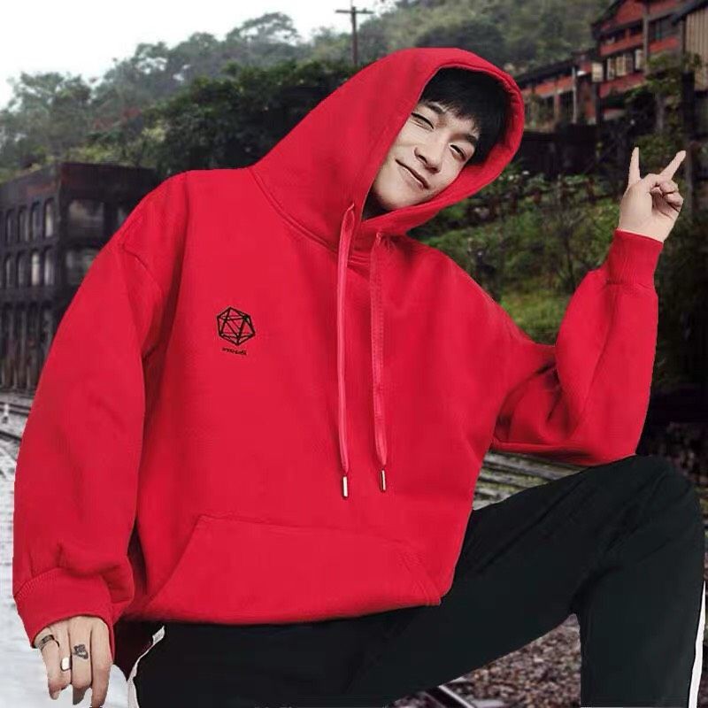 ÁO HOODIE NAM MÀU ĐỎ VẢI NỈ  UNISEX HÌNH TOÁN HỌC REASONS FREESHIP