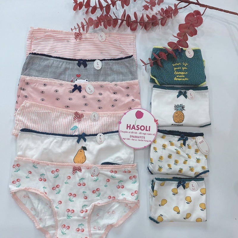 (SIÊU KUTE) Quần Lót Nữ Cotton Dễ Thương-Mềm Mịn-Quần Chip Nữ Siêu Kute Đẹp Rẻ S42