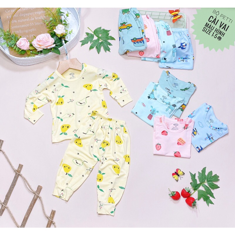 Bộ Dài Tay Leeleekids Chất Siêu Mát Cho Bé