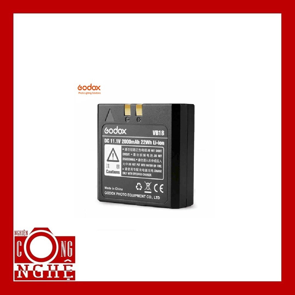 Pin VB18 cho Flash GODOX V860 II