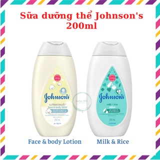 Sữa dưỡng thể Johnson's baby 200ml