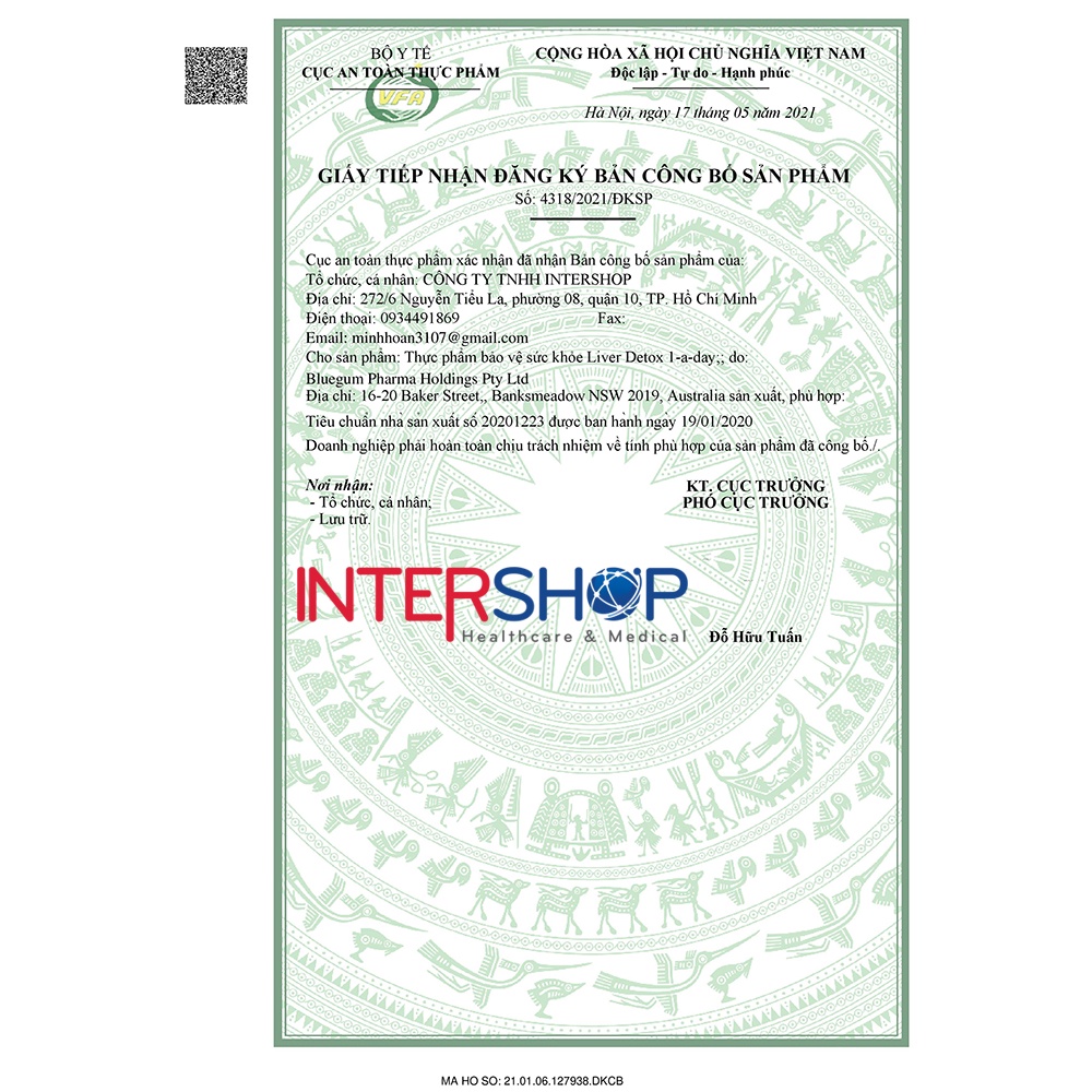 Viên Uống Giải Độc Gan, Hạ Men Gan Liver Detox 1-A-Day Henry Blooms