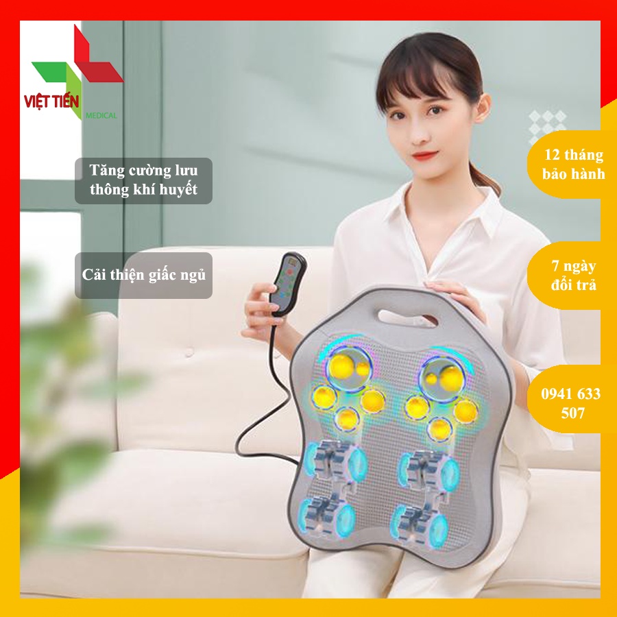 Máy massage lưng, Gối massage lưng, Máy đấm lưng, Máy mát xa lưng, máy massage cổ vai gáy, Máy massage cổ BM-V56