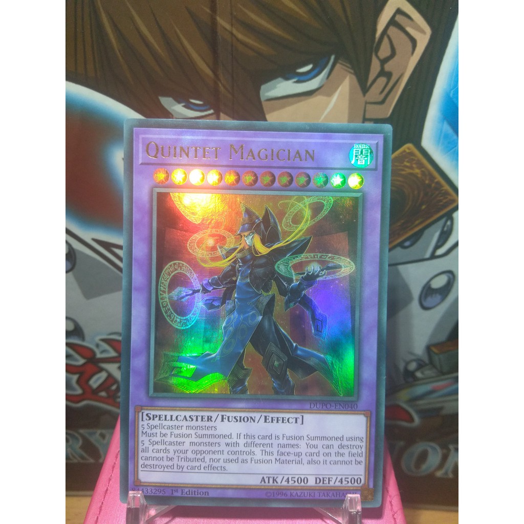 Thẻ bài Yugioh! Quintet Magician - DUPO-EN040 - Ultra Rare 1st Edition