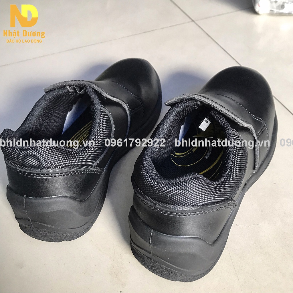 Giày bảo hộ lao động nam Jogger Dolce S3 SRC giày xỏ da bò cao cấp chống nước cấu tạo phi kim chống trượt chuẩn SRC