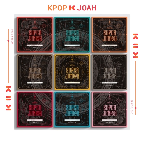 SUPER JUNIOR - 10th Album  SQUARE STYLE - Official Sealed