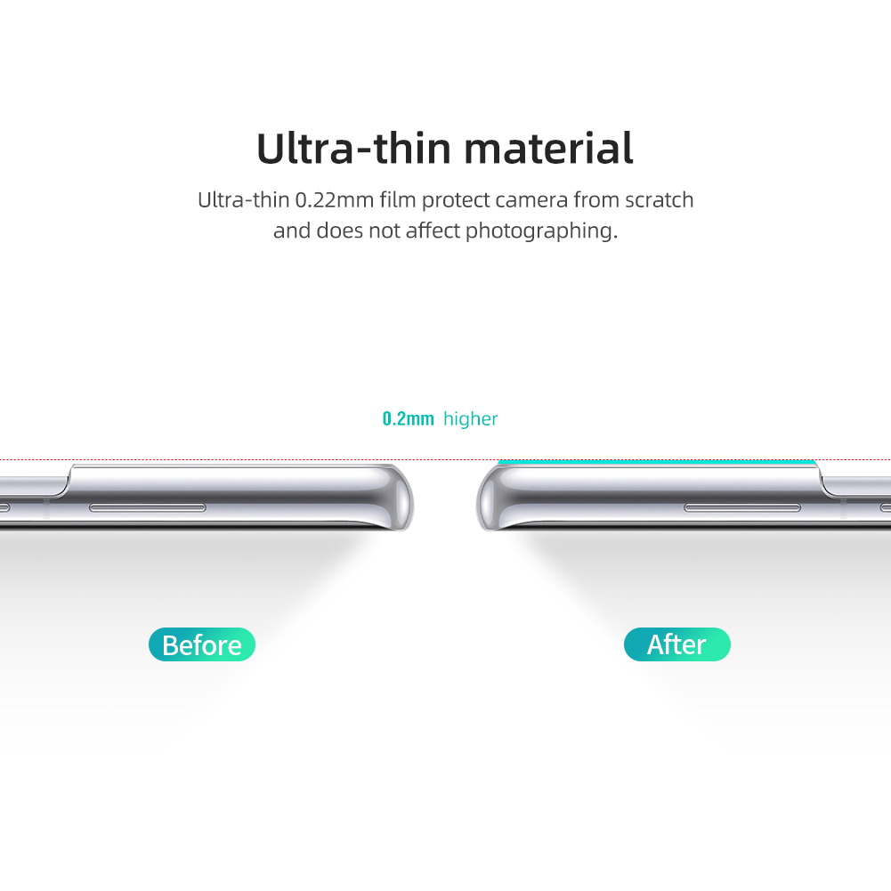 Set 2 kính cường lực NILLKIN bảo vệ ống kính camera chống trầy xước cho Samsung Galaxy S21 Ultra/ S21/ S21 Plus
