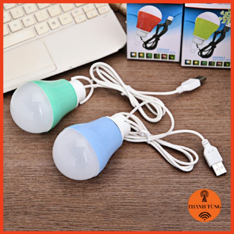 Bóng Đèn Led cổng USB siêu sáng tiện dụng 5W - Ánh sáng trắng (Giao màu ngẫy nhiên)