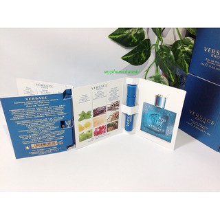 Mẫu Thử Nước Hoa Vial Nam Versace Eros