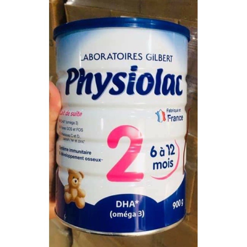Combo 2 hộp sữa bột Physiolac số 2 - 900gr [DATE 2023]