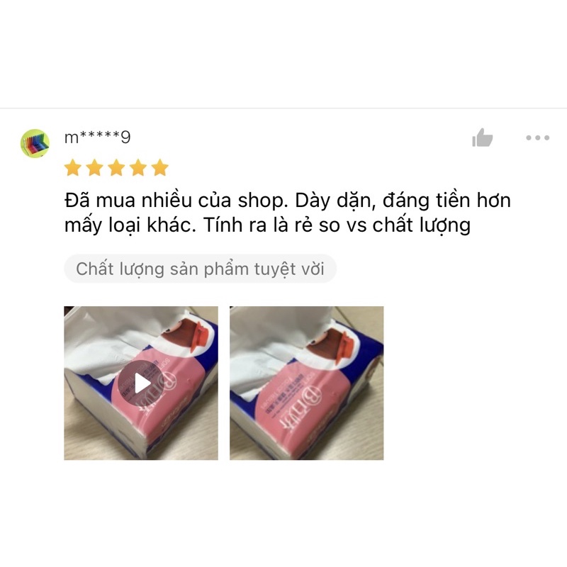 1 Gói 328 Tờ Giấy Ăn Lụa 4 Lớp  Siêu Dai, Siêu Mềm
