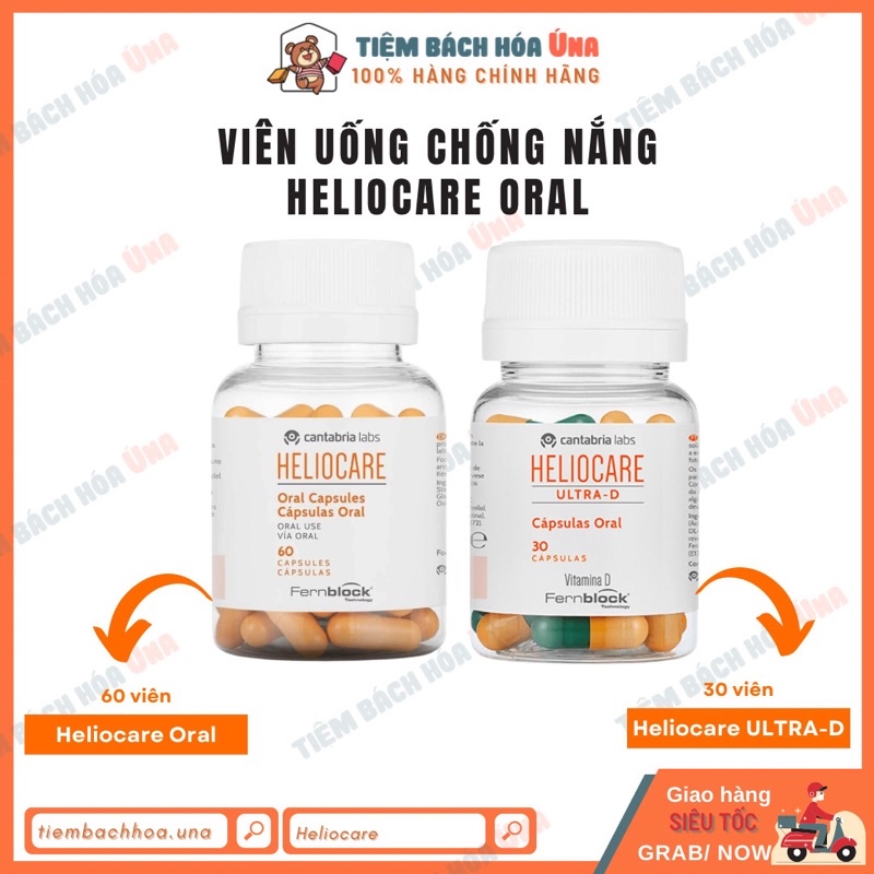 Viên uống chống nắng Heliocare Oral