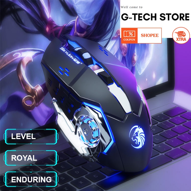 Chuột Chơi Game Có Dây Sky Pink Trò Chơi Máy Tính Văn Phòng có Led