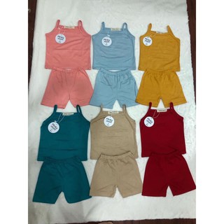 Set dây cotton thun lạnh cho bé gái 5-15kg
