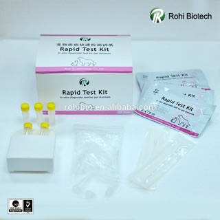 [CHÍNH HÃNG] Hộp 10 bộ que test bệnh Parvo / Carré (Pravo / Carre / Care / Carê) trên chó mèo, thú cưng. MẪU TUỲ ĐỢT