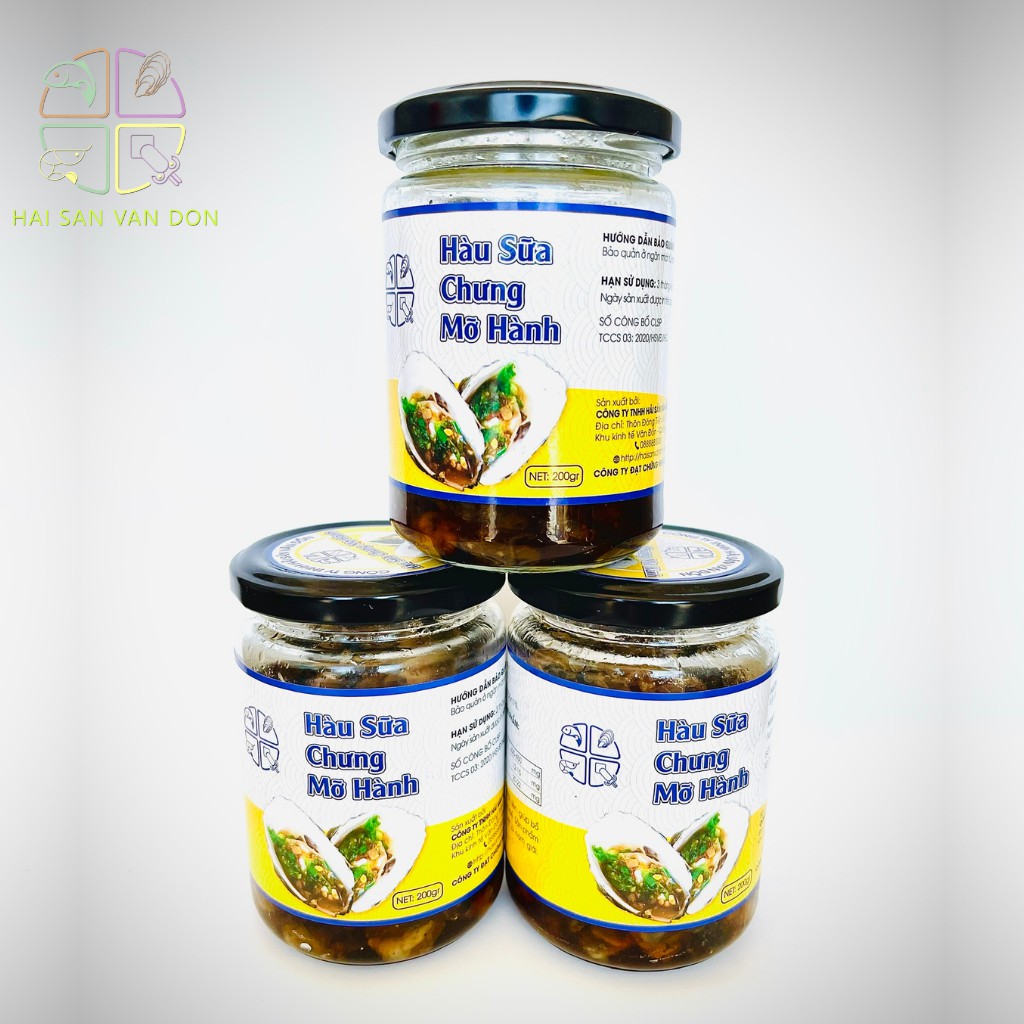 Hàu Sữa Chưng Mỡ Hành HẢI SẢN VÂN ĐỒN Làm Từ Hàu Sữa Tươi Ngon Chất Lượng Không Phụ Gia Chất Bảo Quản | BigBuy360 - bigbuy360.vn