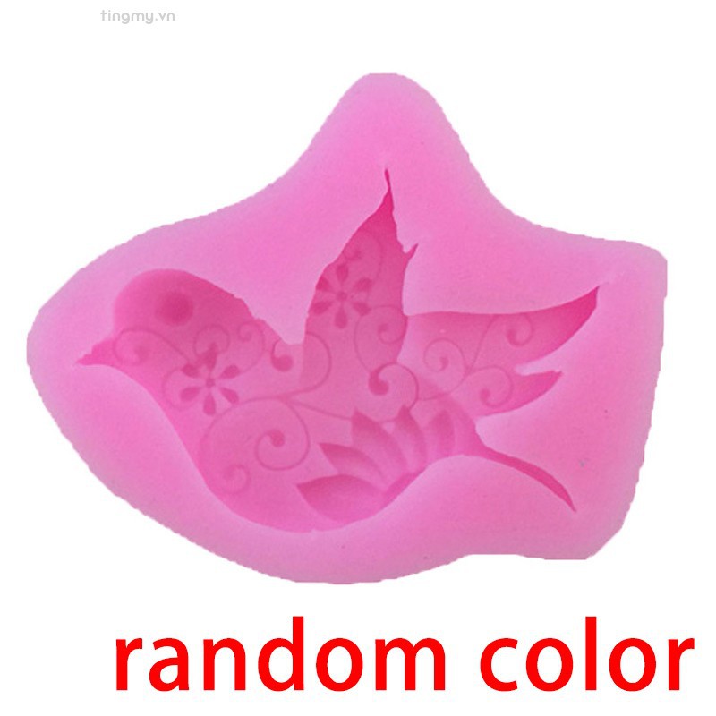 ✨tingmy✨3D Bird Pigeon Flexible Silicone Fondant Mold Cake Pastry Decor Sugarcraft Mould