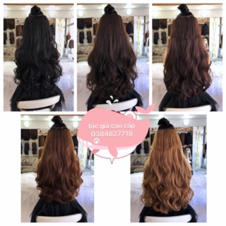 tóc kẹp nửa đầu chữ u cao cấp chịu được nhiệt