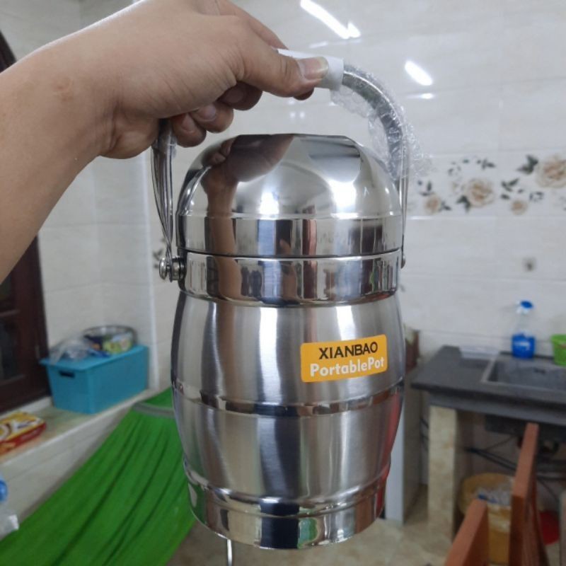 Cặp lồng nắp bát 2in1 inox cách nhiệt siêu bền đẹp dung tích 1,4lit/1,6lit/1,9lit/2,2lit