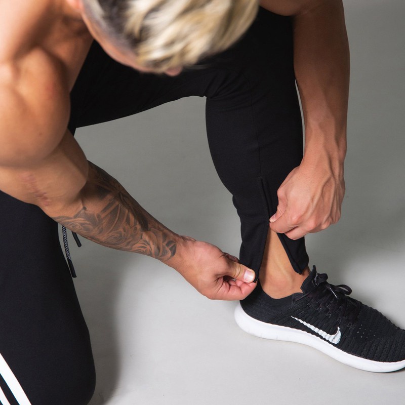 Quần Cotton Thể Thao Kẻ Sọc Thoải Mái Năng Động Cho Nam