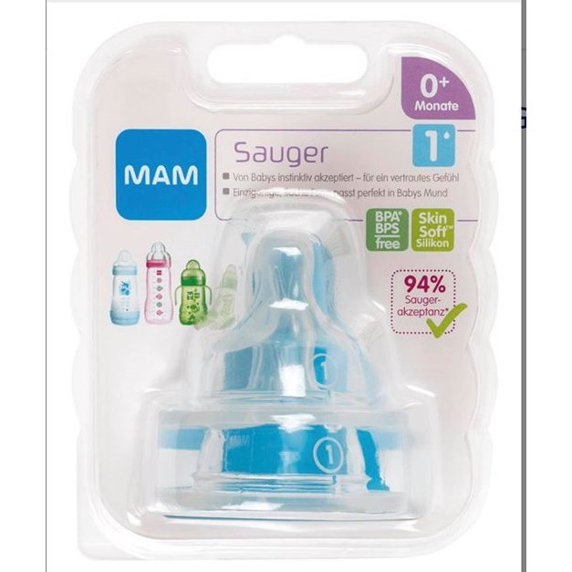 Núm Ty Thay Bình Sữa MAM - Hàng chuẩn Đức