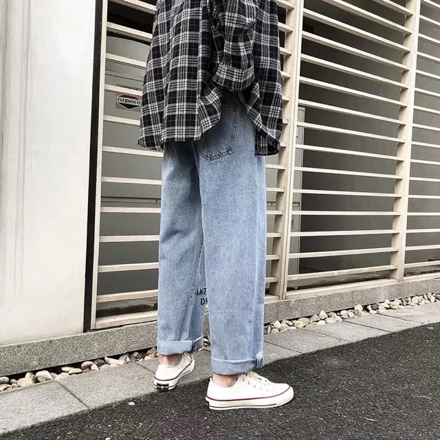 [Mã SKAMAP6 giảm 8% TỐI ĐA 50K đơn250K] QUẦN BAGGY JEANS UNISEX ỐNG RỘNG | BigBuy360 - bigbuy360.vn