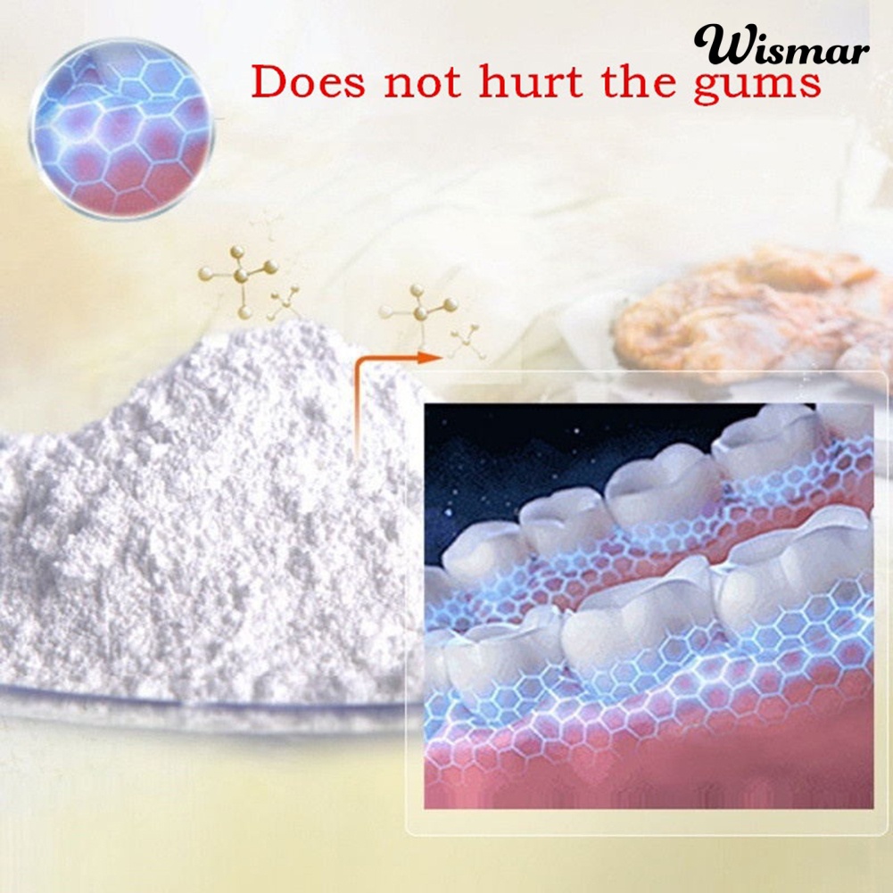 Bột làm trắng răng và loại bỏ vết mảng bám