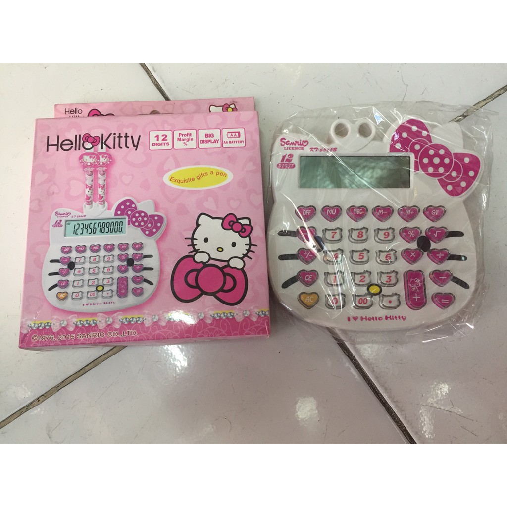 Máy Tính Kitty Có Pin Năng Lượng Mặt Trời Siêu Kute