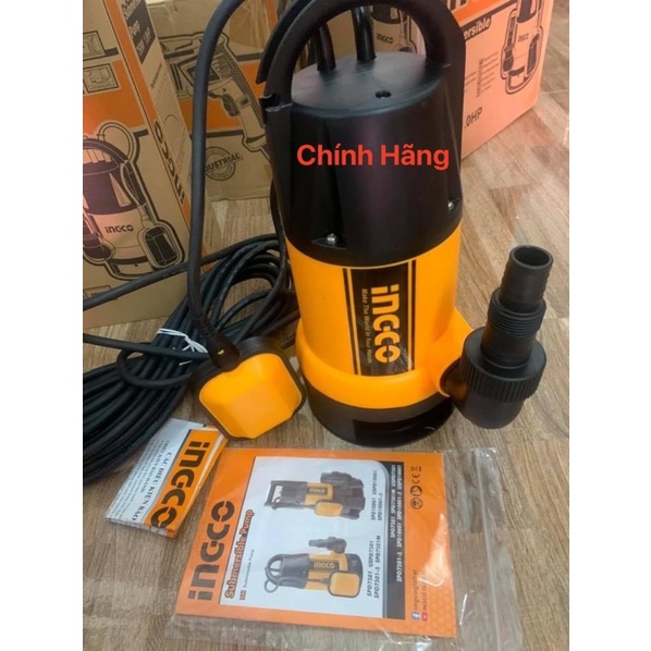 INGCO Máy bơm chìm nước thải 750W (1.0HP) SPD7501  (Cam kết Chính Hãng 100%)