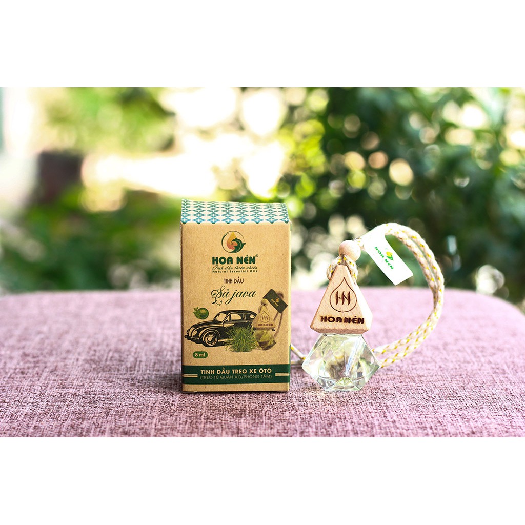 Tinh dầu Treo Sả Java - Hoa Nén - Khử mùi, gi.ảm ẩm mốc, đuổi muỗi, gi.ảm say xe - 8ml
