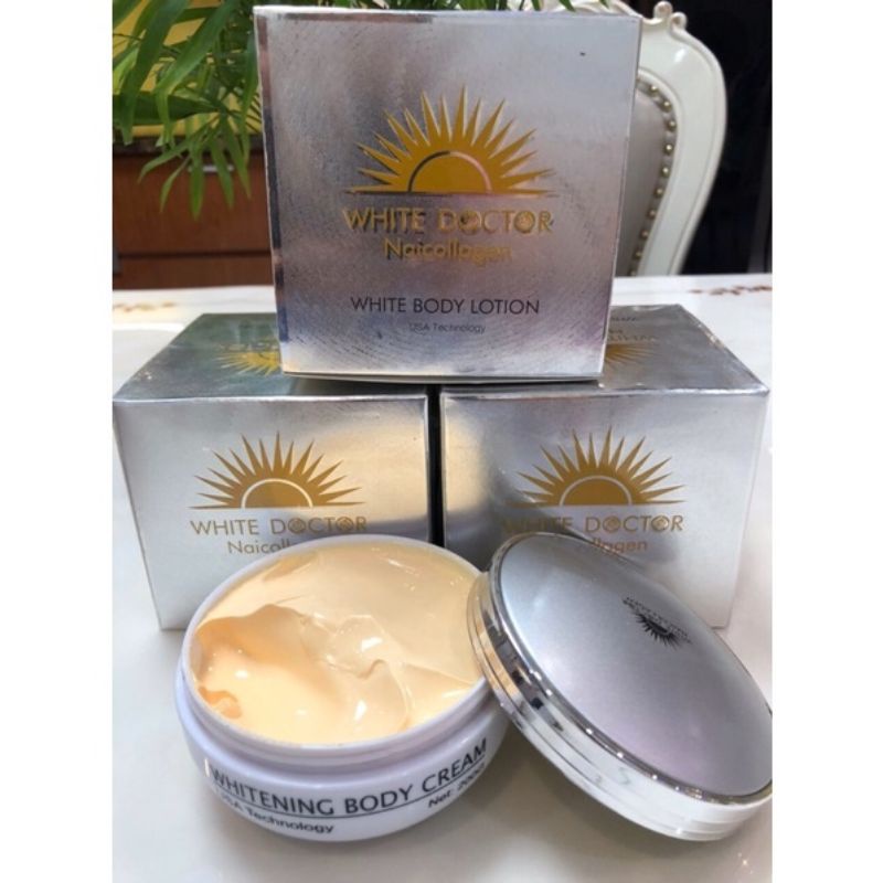 Kem Giữ Ẩm Dưỡng Thể Trắng Da White Doctors White Body Lotion