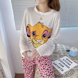 [RẺ VÔ ĐỊCH] Bộ đồ ngủ Pijama tay dài hoạt hình dễ thương