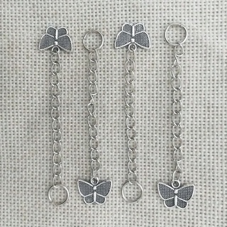 Set 10 móc nối dài vòng cổ mạ rhodium
