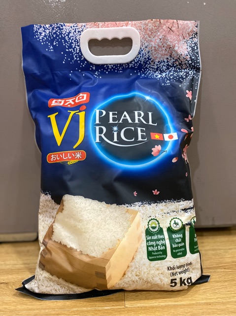 5kg gạo Nhật Vj Pearl Rice ❤️ Gạo siêu ngon siêu đặc biệt❤️