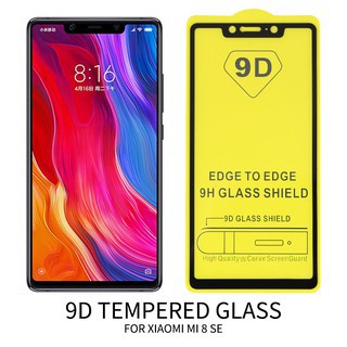 Kính Full màn tràn viền 9D Xiaomi Mi8 SE