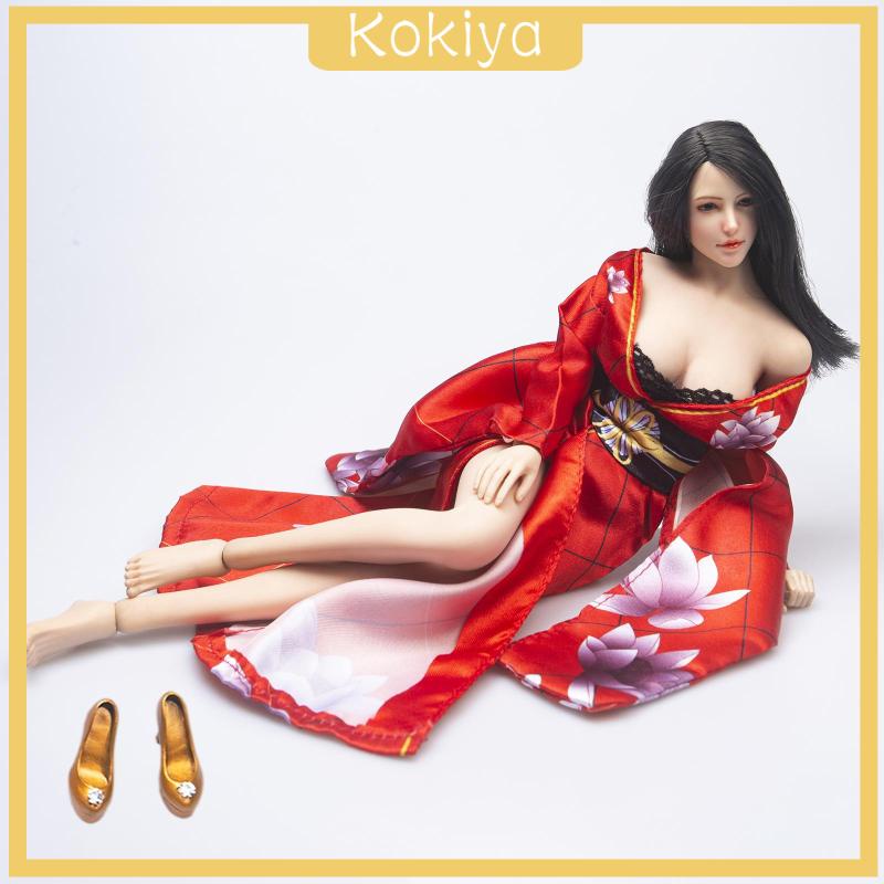 Mô hình trang phục Kimono Nhật Bản cho búp bê 12"