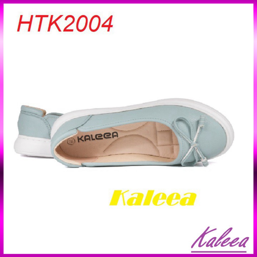 Giày slip on nữ 3p - Kaleea HTK2004 - giầy bệt nữ VNXK da bò 100%, siêu nhẹ  chỉ 200gr, nâng chiều cao,tôn dáng