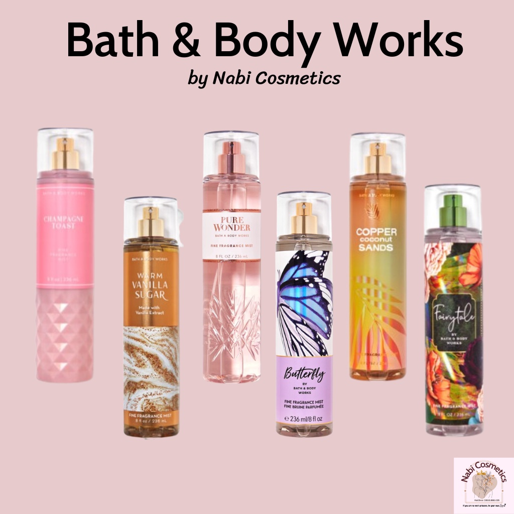 Xịt Thơm Cơ Thể Body Mist BATH & BODY WORKS nhiều mùi
