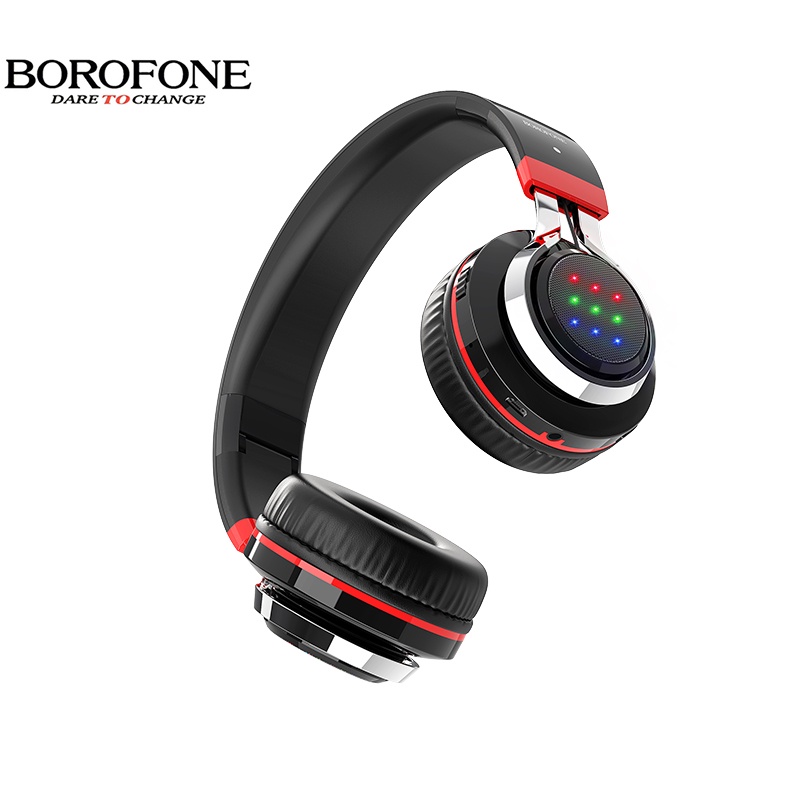 Tai nghe chụp tai không dây BOROFONE BO8 chống ồn có khe thẻ nhớ, bluetooth