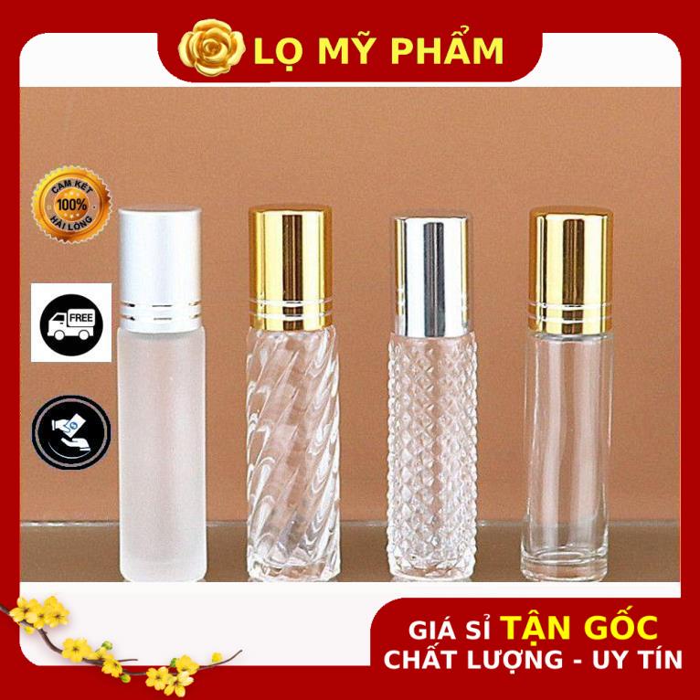 Lọ Chiết Nước Hoa ❤ GIÁ TỐT NHẤT ❤ Vỏ Bi Lăn 10ml chiết nước hoa, dầu dừa, chiết mỹ phẩm , phụ kiện du lịch