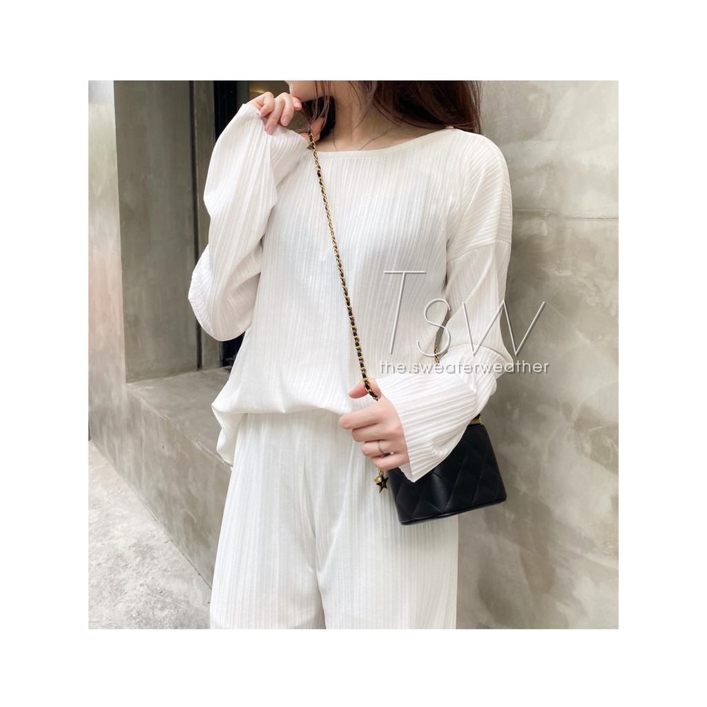 Set dập ly áo tay suông quần suông TSW (Ảnh thật) | BigBuy360 - bigbuy360.vn