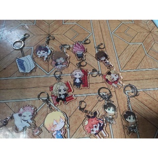 Pass lại móc khóa Acrylic tổng hợp Anime