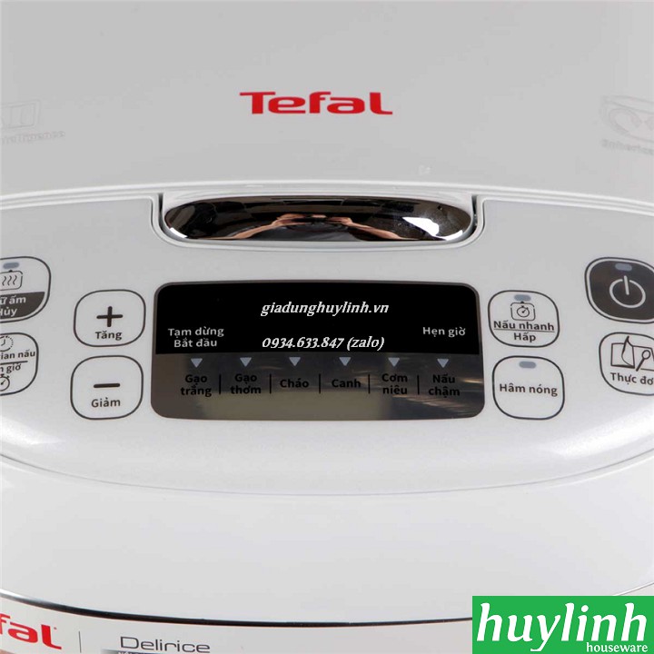 [Mã ELHAMS5 giảm 6% đơn 300K] Nồi cơm điện tử Tefal RK752168 - 1.8 Lít