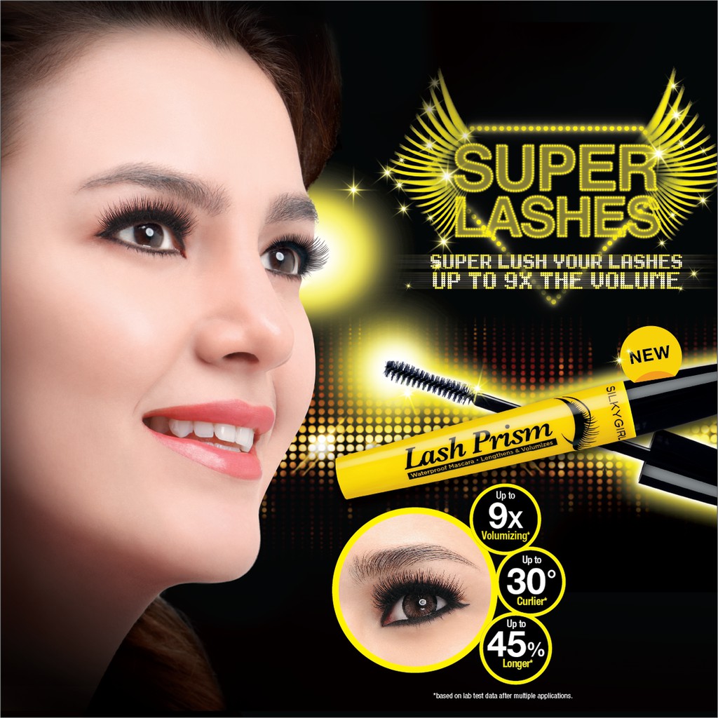 Mascara Dài Dày Mi Silkygirl Lash Prism 01 Blackest Black 4ml