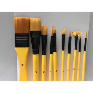 BỘ CỌ VẼ MÀU ACRYLIC SET 10 CÂY (ZYY-10PC)