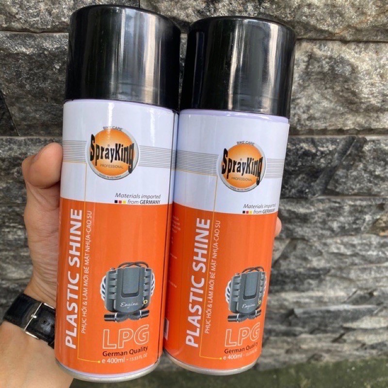 PHỤC HỒI NHỰA NHÁM LÀM MỚI SPRAYKING OTO XE MÁY