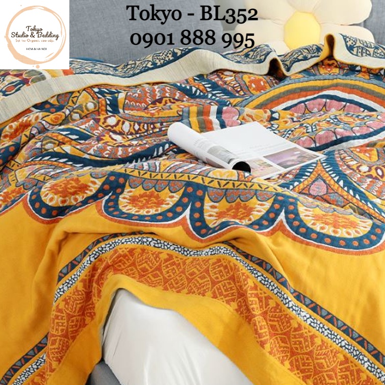 S96_Chăn Xô Organic Cotton Dòng Cao Cấp